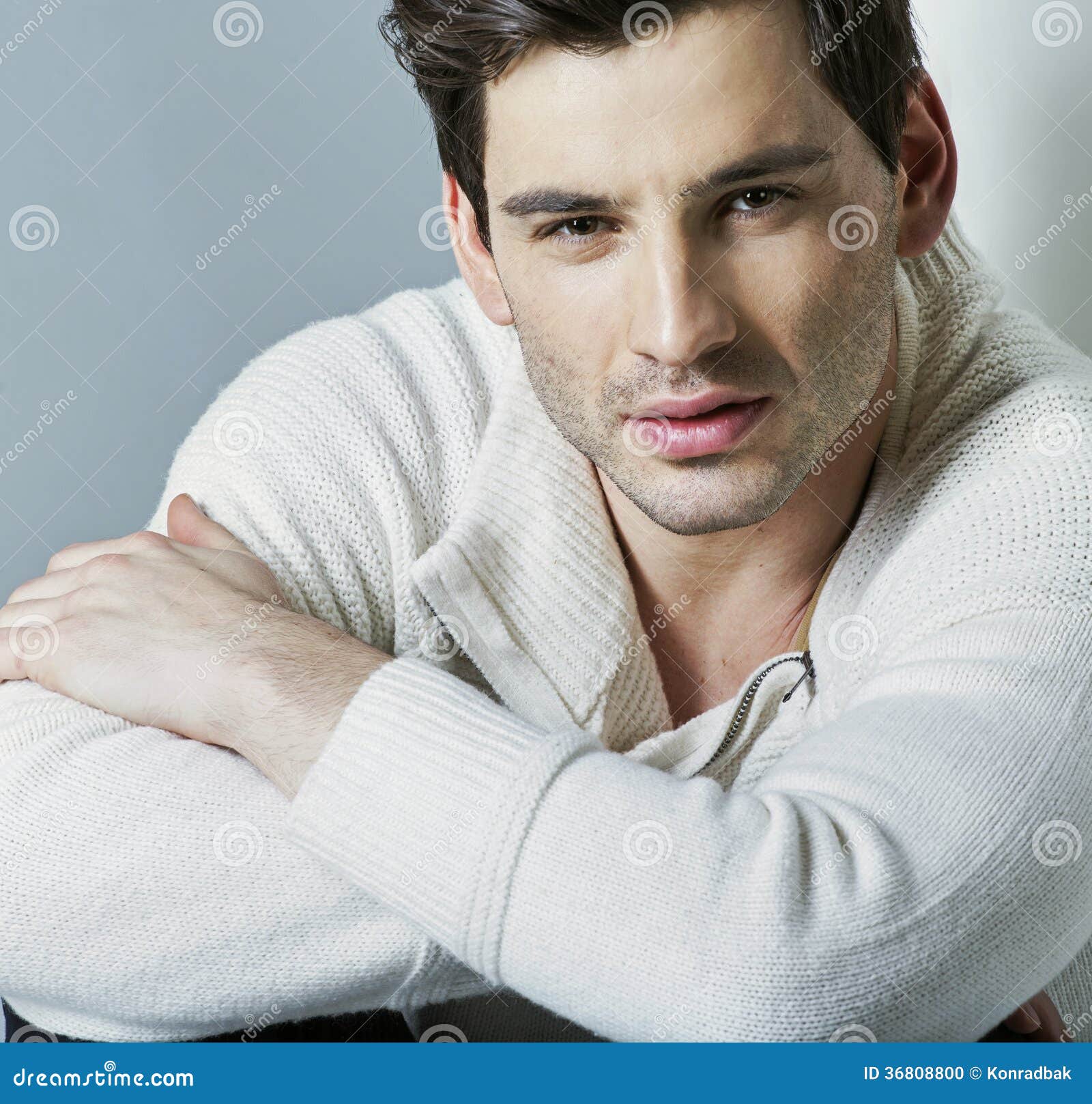 Serious Look Of Handsome Guy Stock Photo Image 36808800