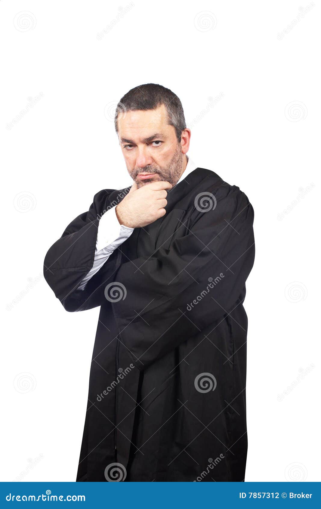 Serious male judge stock photo. Image of courtroom, judge 7857312