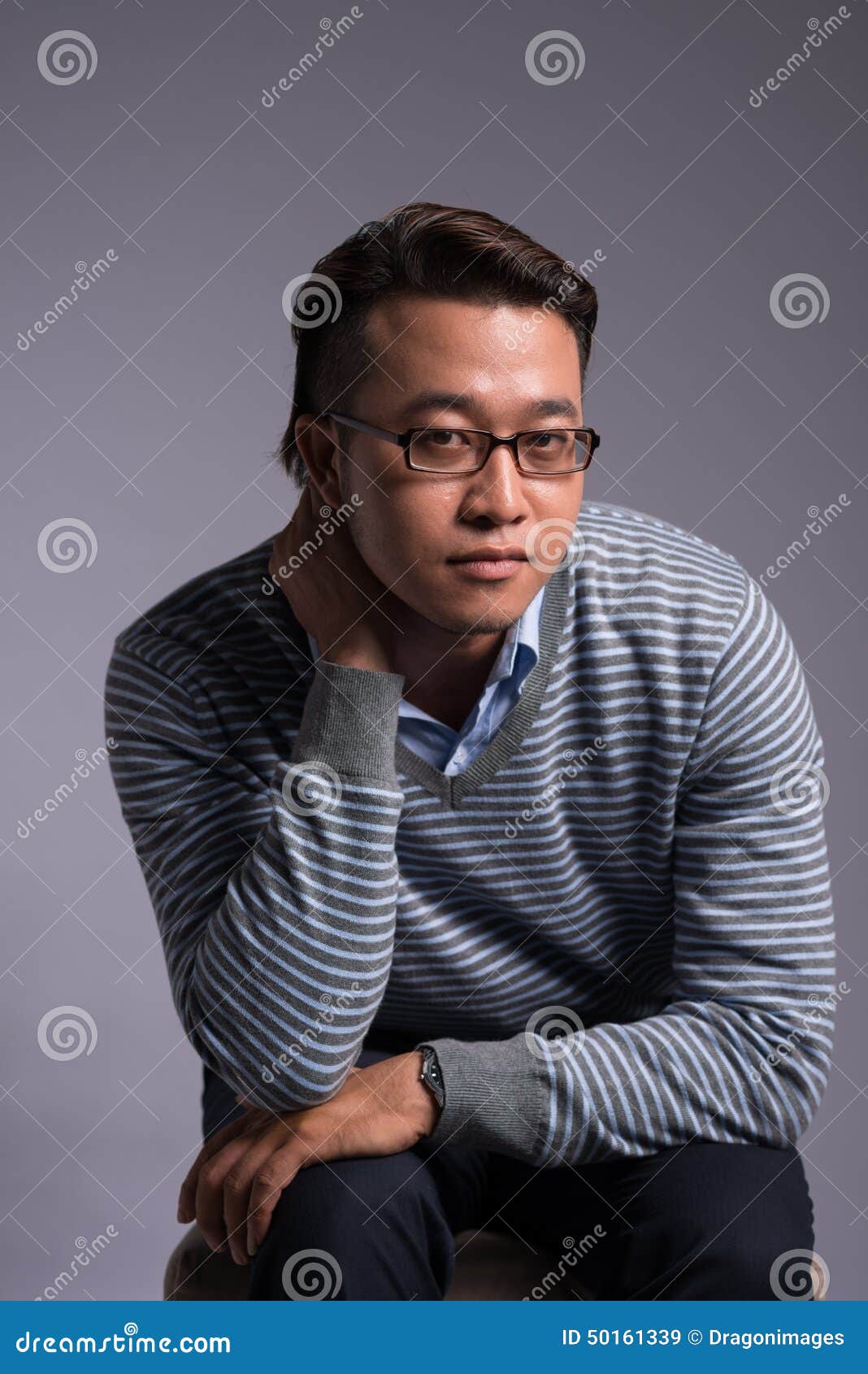 Serious Vietnamese man stock image. Image of lifestyle - 50161339