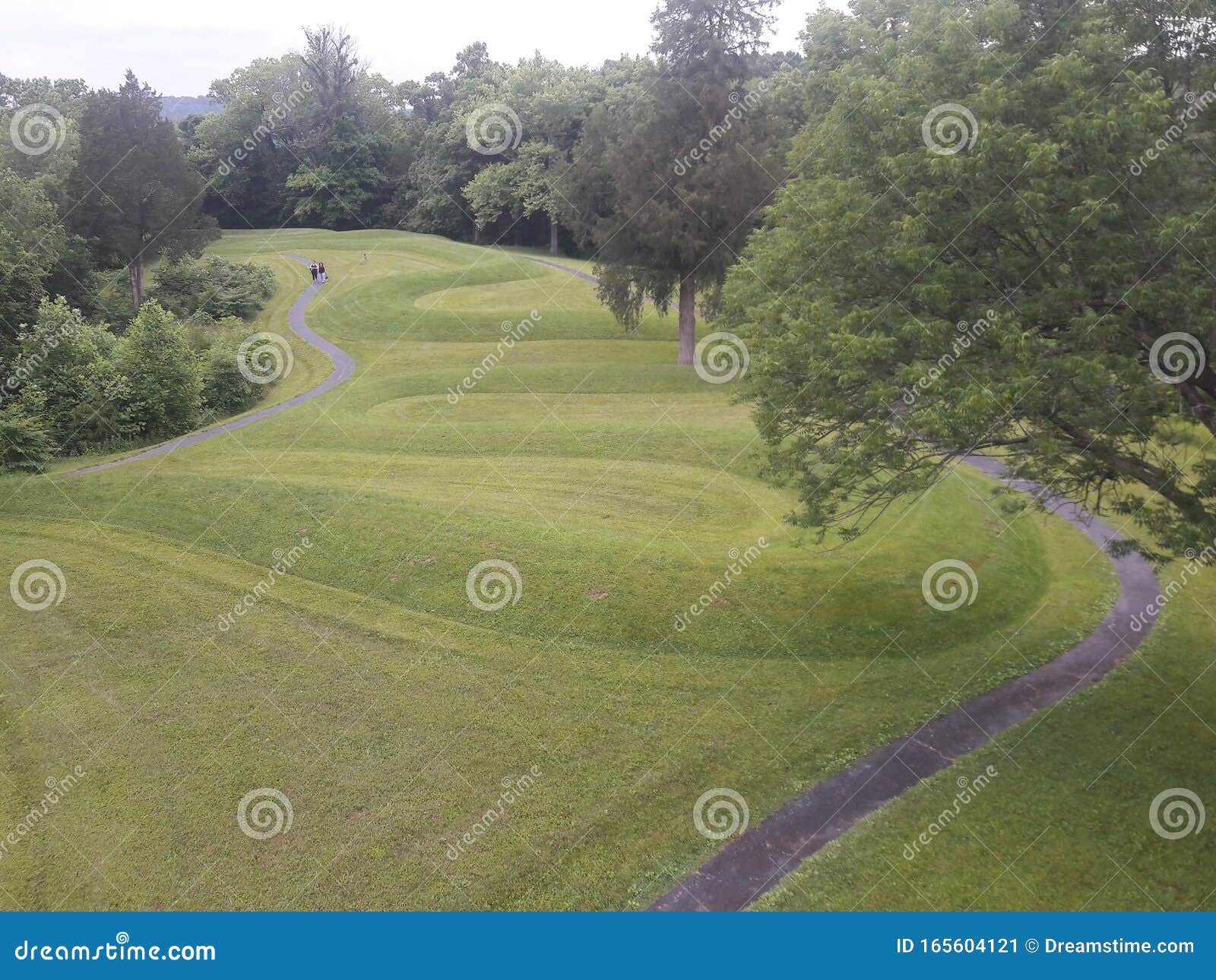 serpent mound ohio cloudy clear