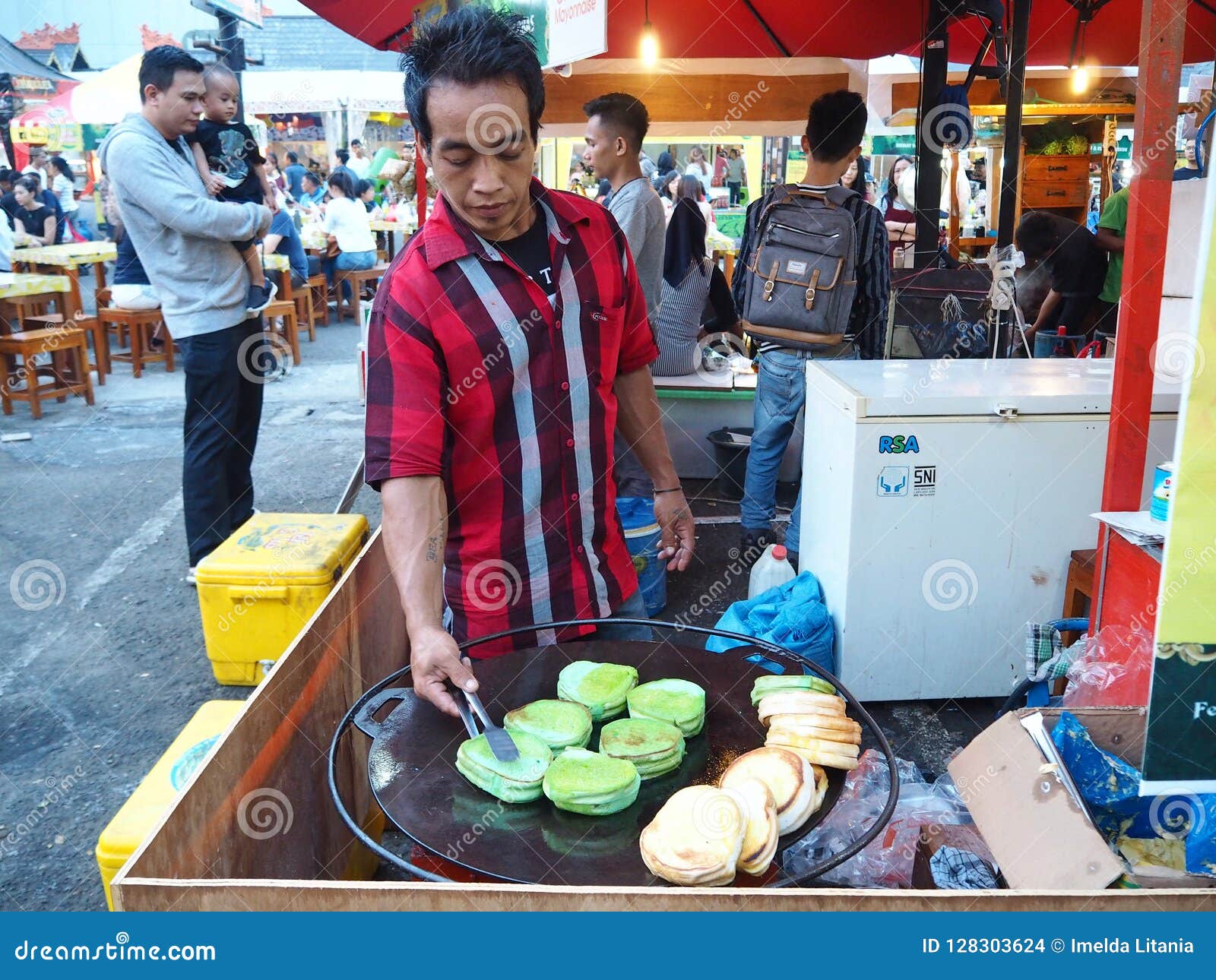 Serpong Culinary Festival in Tangerang. Editorial Stock Image - Image