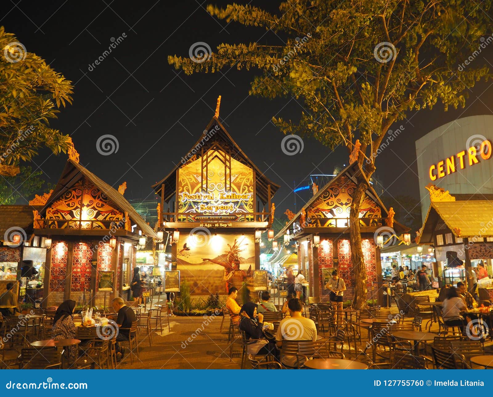 Serpong Culinary Festival in Tangerang. Editorial Image - Image of