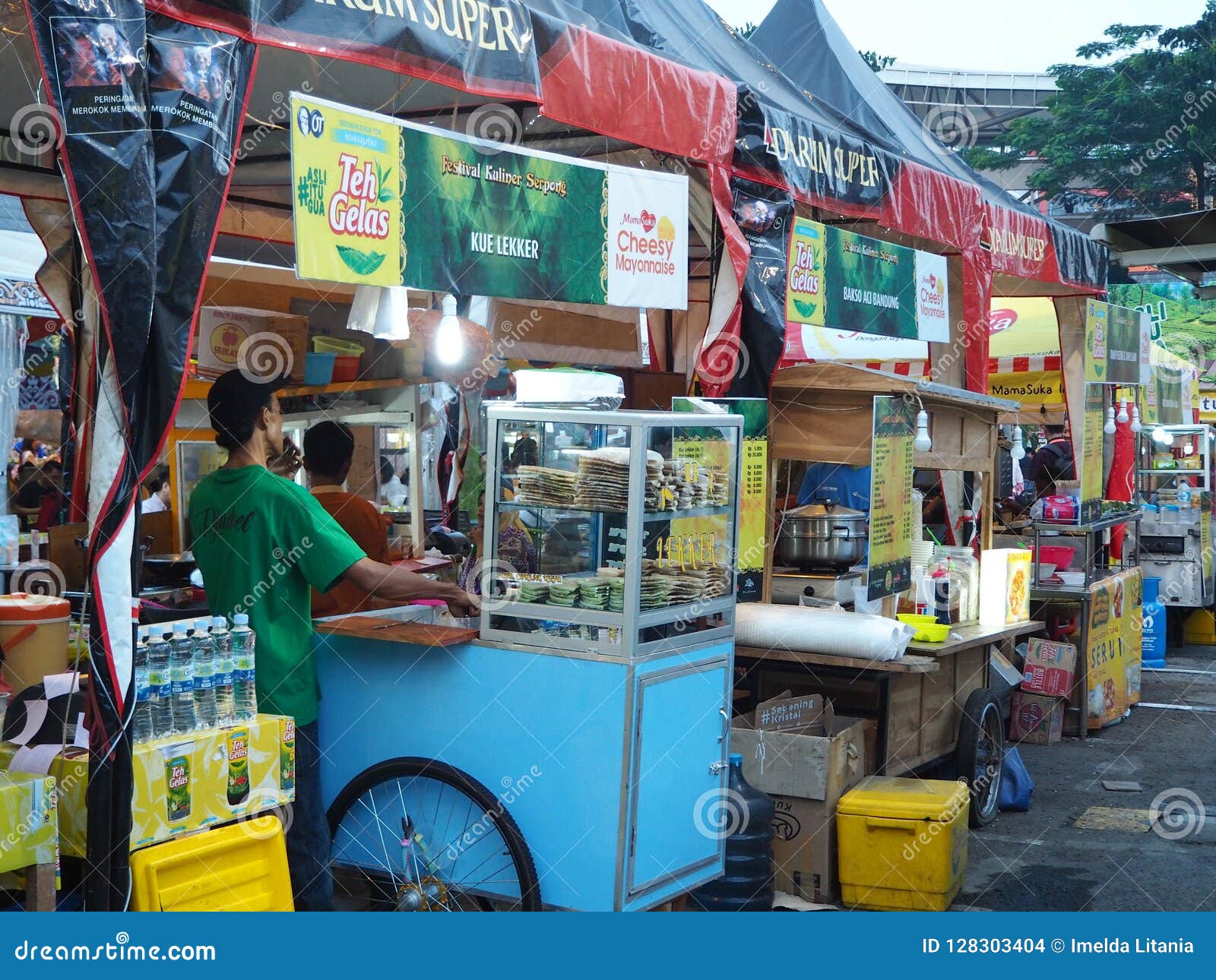 Serpong Culinary Festival in Tangerang. Editorial Stock Image - Image