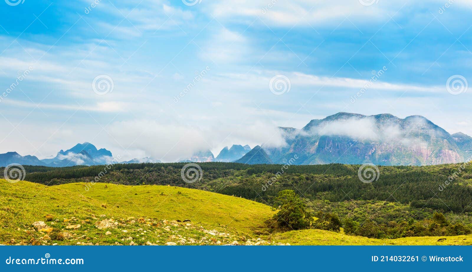 serra geral mountain range in santa catarina, brazil