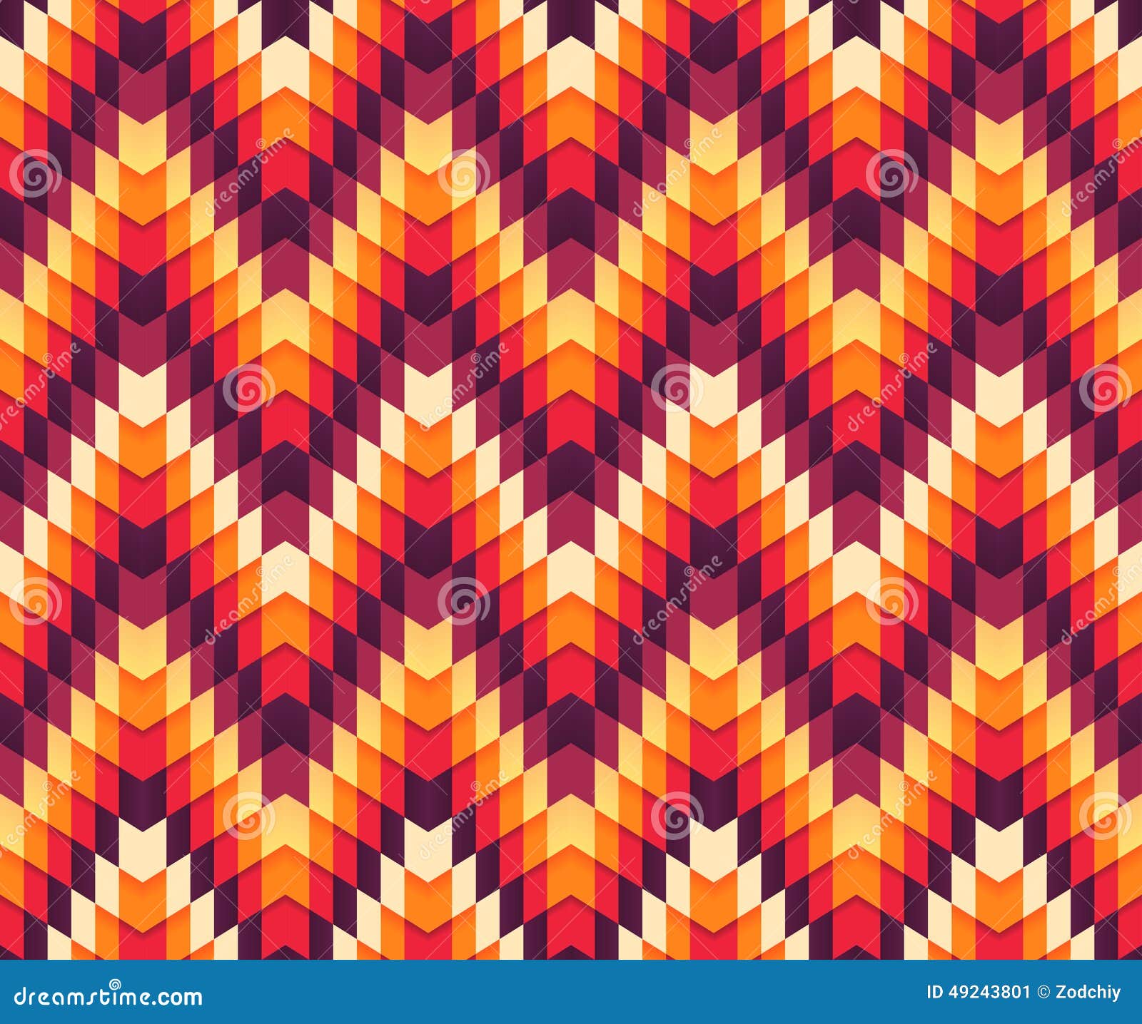 serrated pattern
