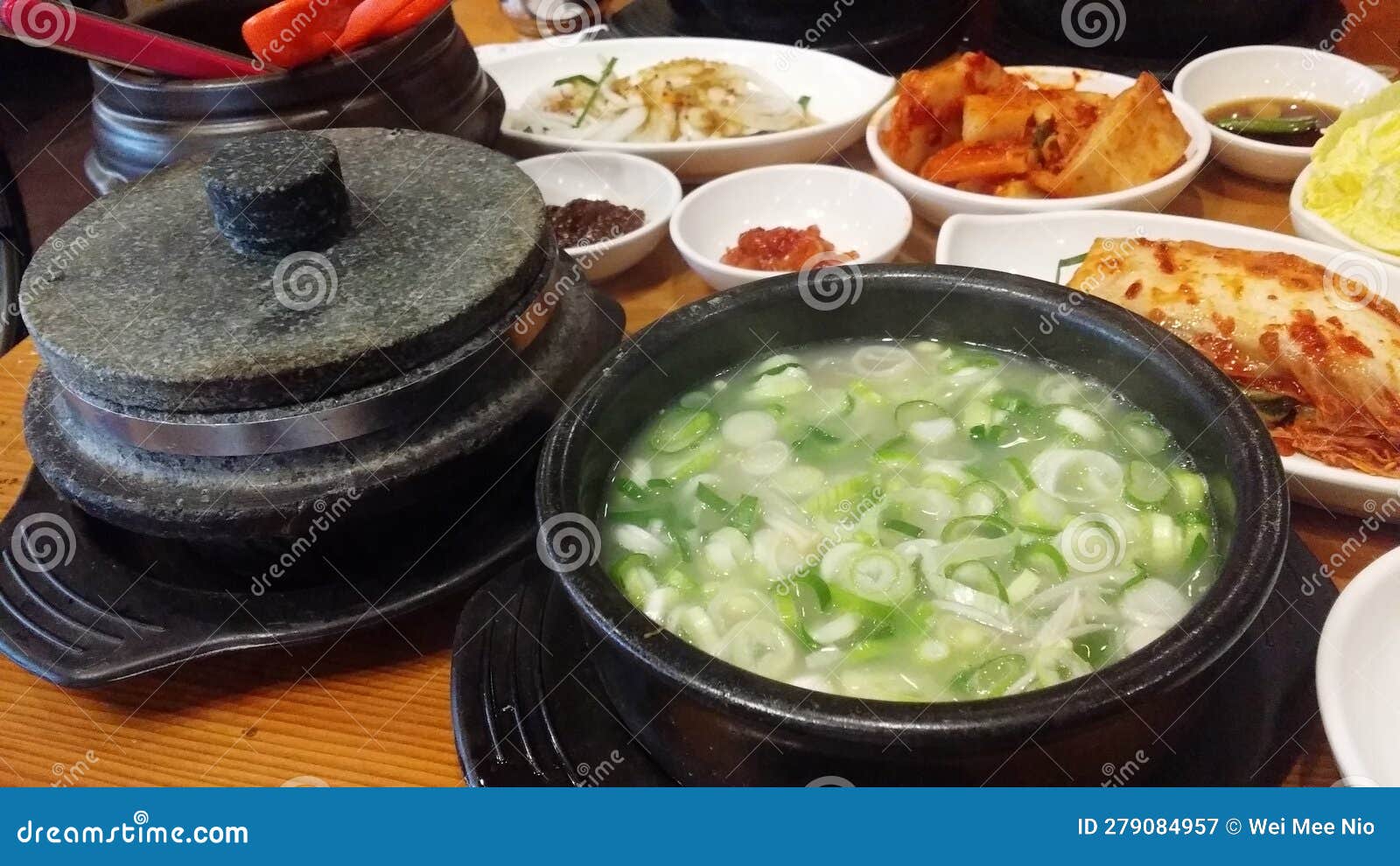Serve of Delicious Korean Dishes Stock Image Image of food, healthy