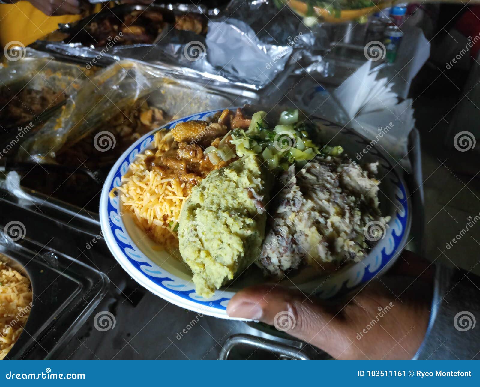 Hot fresh Kenyan dishes stock image. Image of plates 103511161