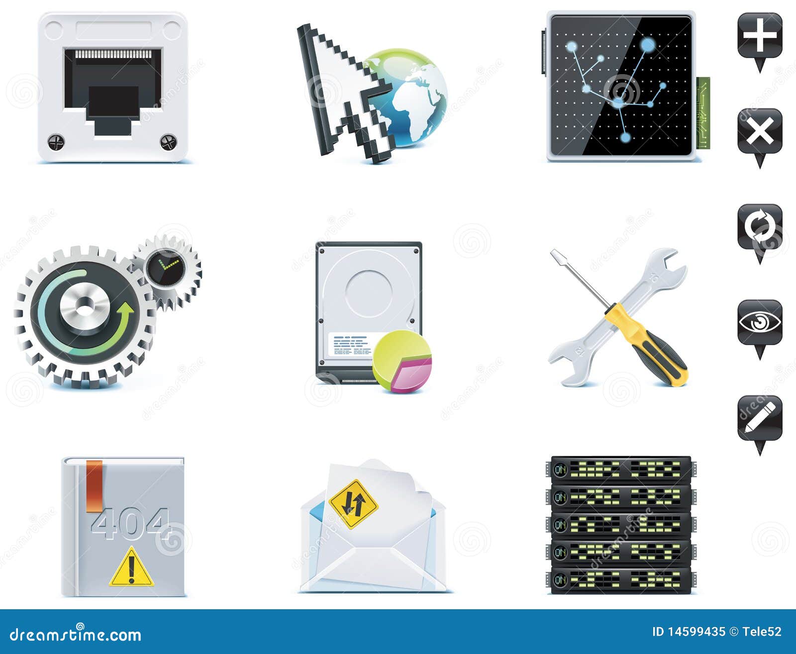 server administration icons. part 3