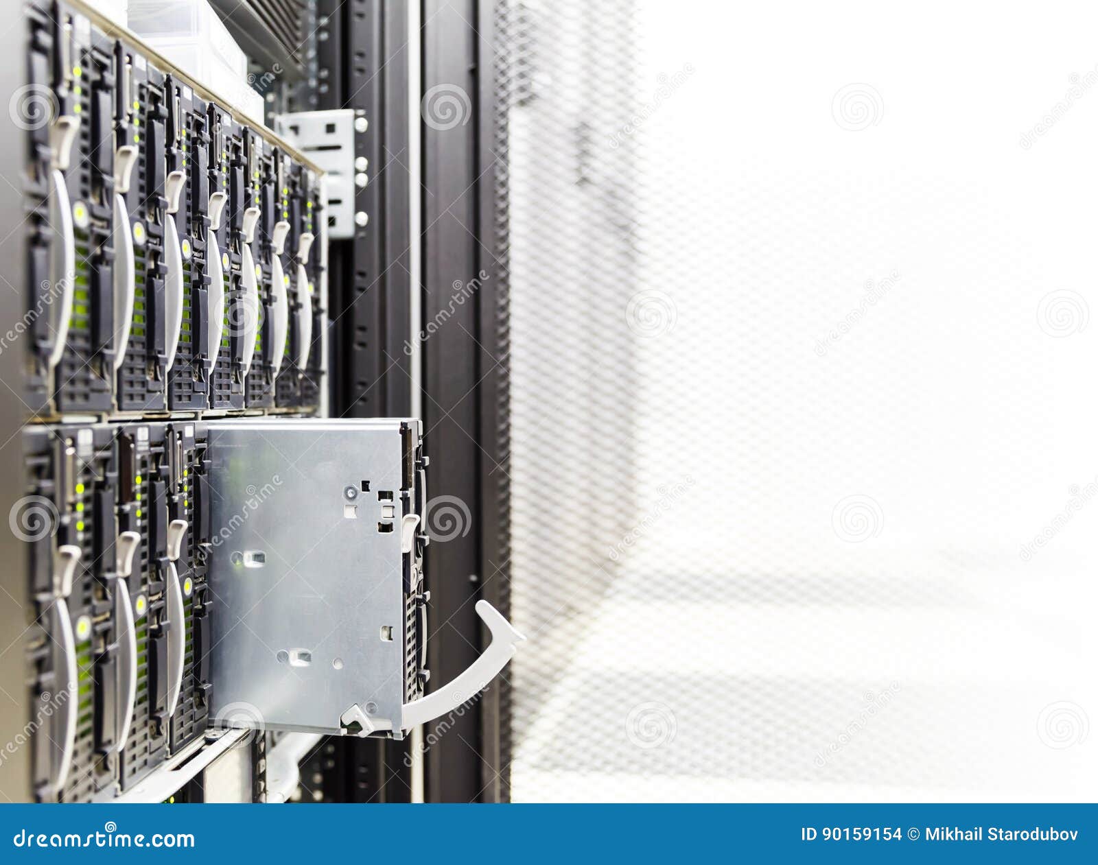 Server Chassis in the Data Center Stock Photo Image of electric