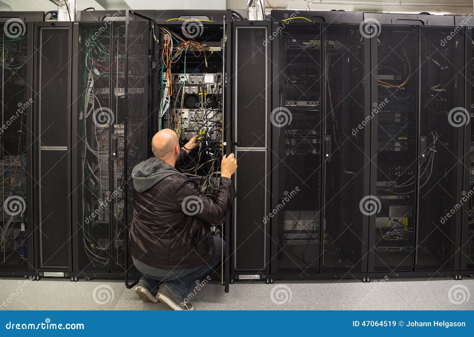 Server farm stock image. Image of tech, optics, servers 47064519