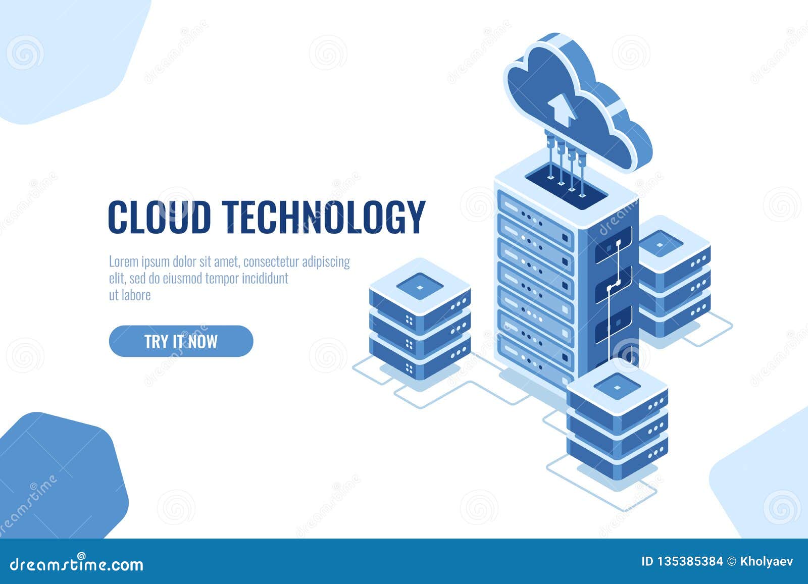 server room, datacenter isometric icon, on white background, cloud technology computing, data database transfer 