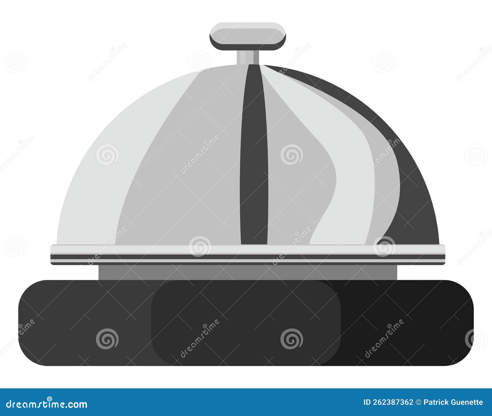 Service bell, icon stock vector. Illustration of background 262387362