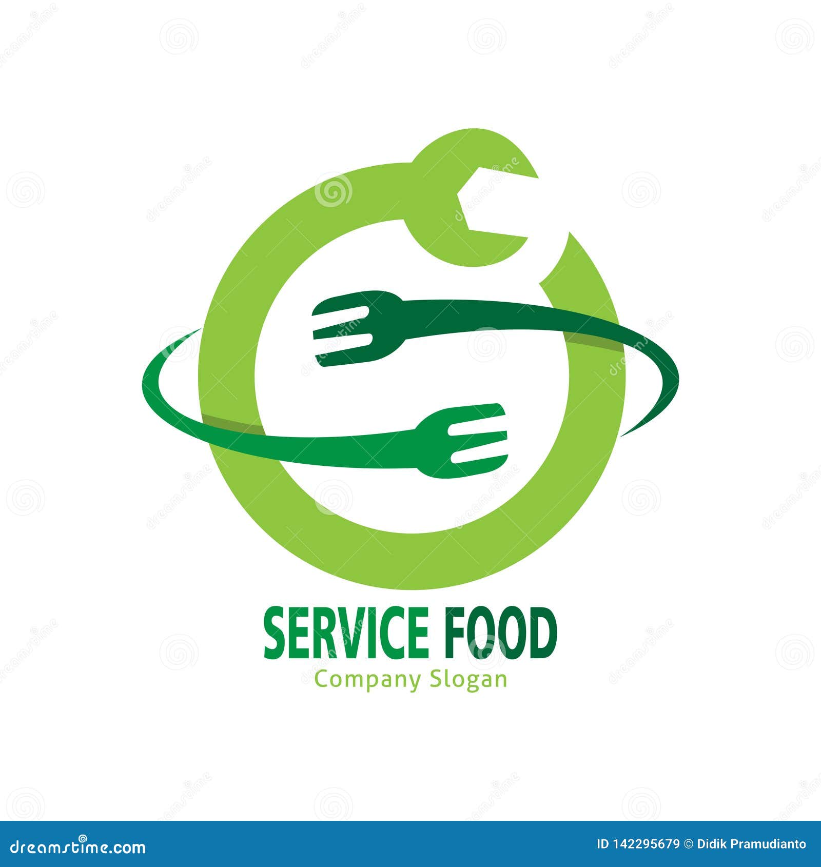 Service food logo stock vector. Illustration of cuisine - 142295679