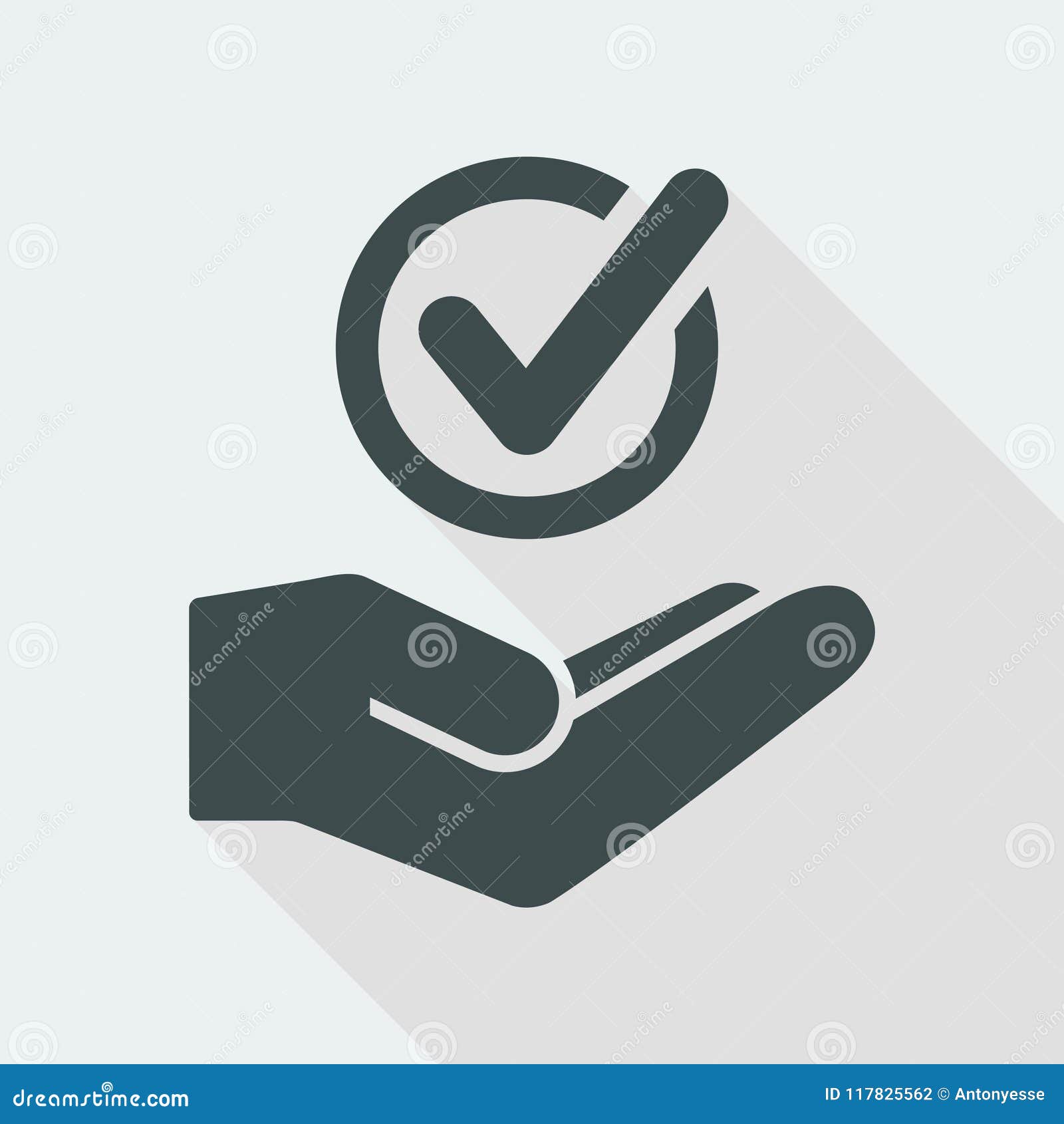 service offer - check choice - minimal icon