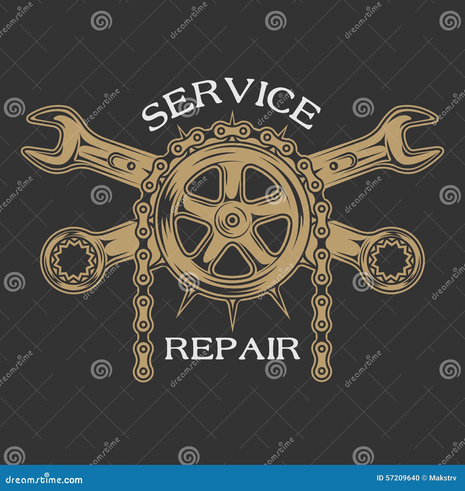 Service Repair And Maintenance Stock Vector - Image: 57209640