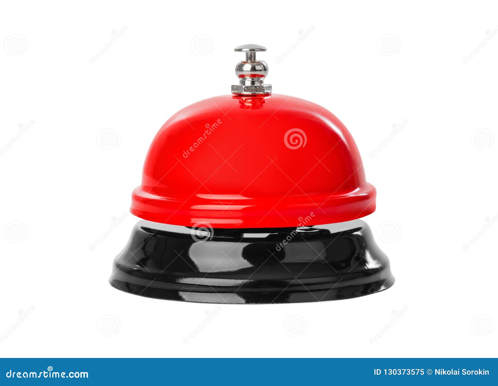 Service ring bell stock image. Image of isolated, concierge 130373575