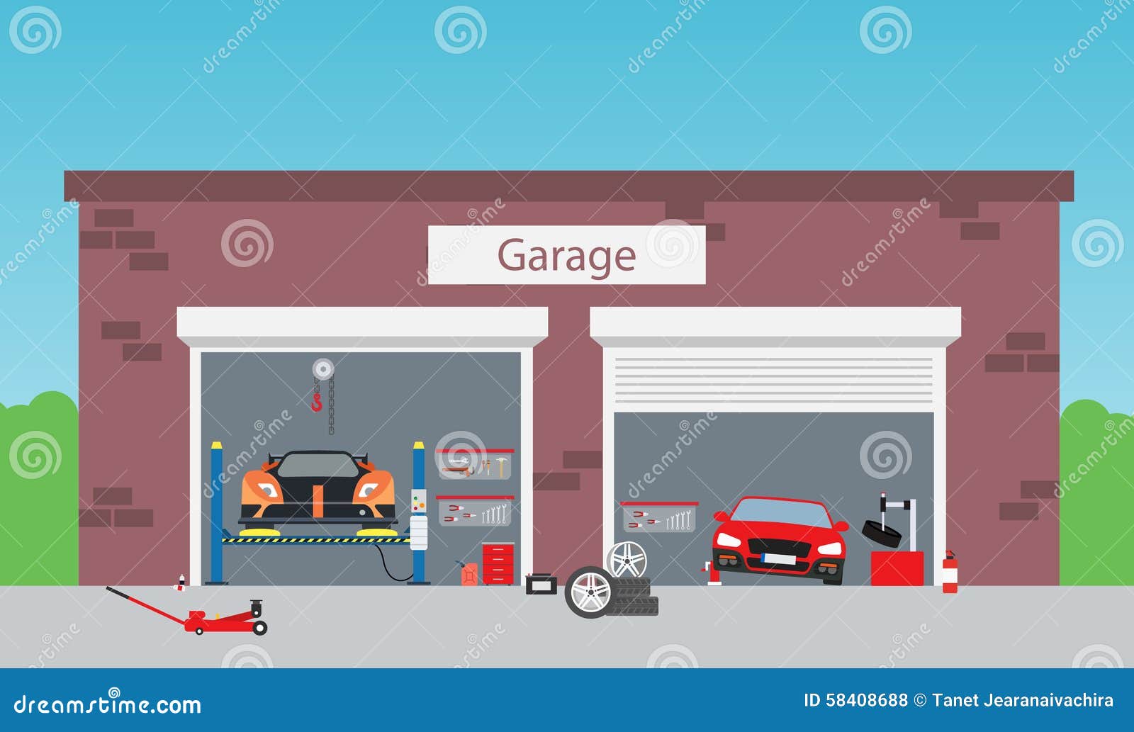 clipart garage auto - photo #25