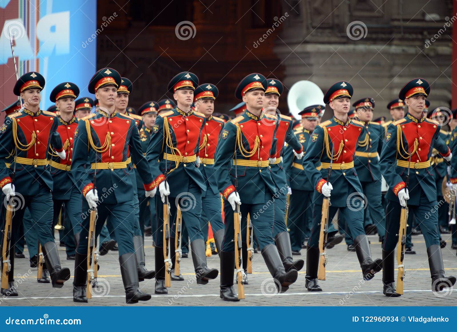 Servicemen of the Guard of Honor of the Separate Commandant`s ...