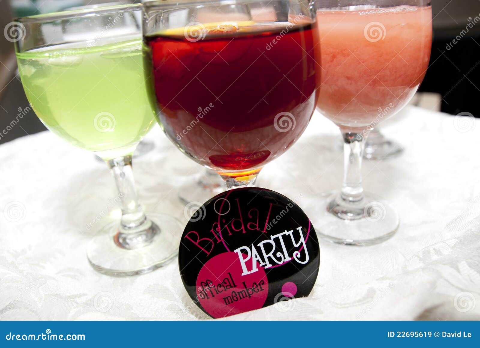 Serving Beverages at a Bridal Shower Stock Image Image of juice