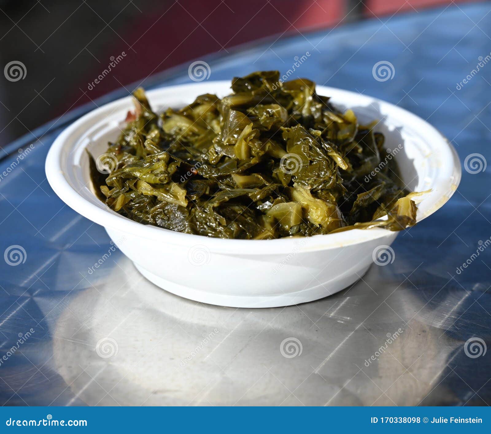 Side Dish of Collard Greens Stock Photo Image of collard, vegetables