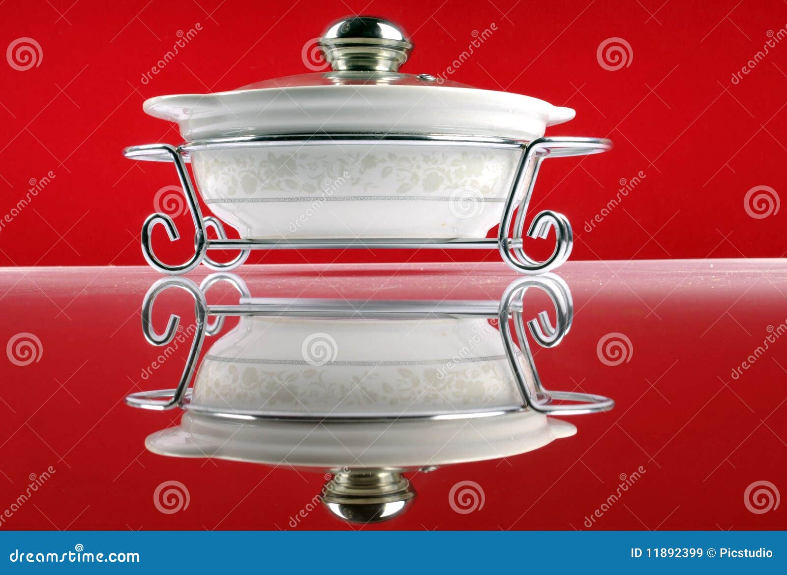 Serving dish stock image. Image of fashioned, glass, metal 11892399