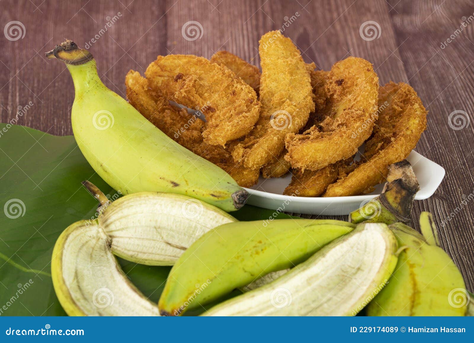 Freshly Cooked Fried Bananas Stock Image Image of popular, fruit