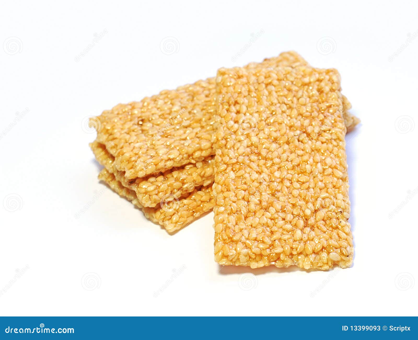 Sesame bars with honey stock image. Image of snack, energy 13399093