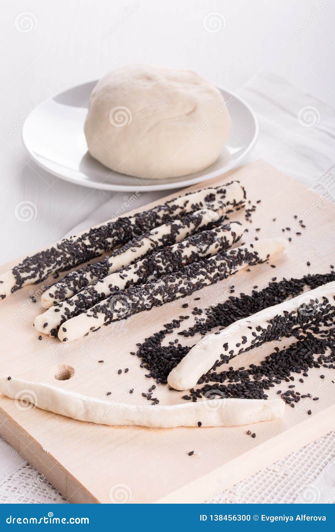 Sesame bread sticks stock photo. Image of closeup, black 138456300
