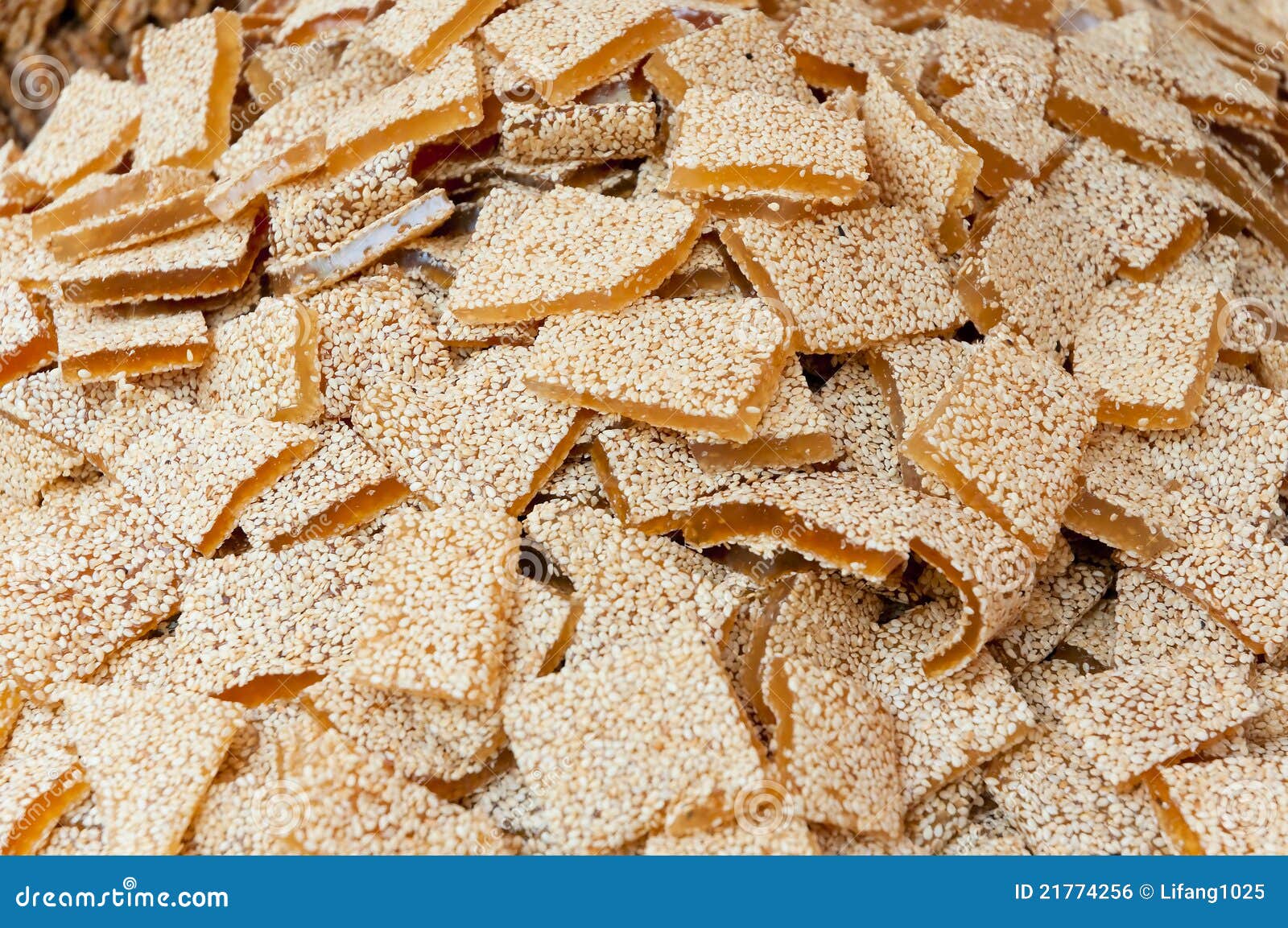 Sesame candy stock photo. Image of chinese, sesame, sweet 21774256