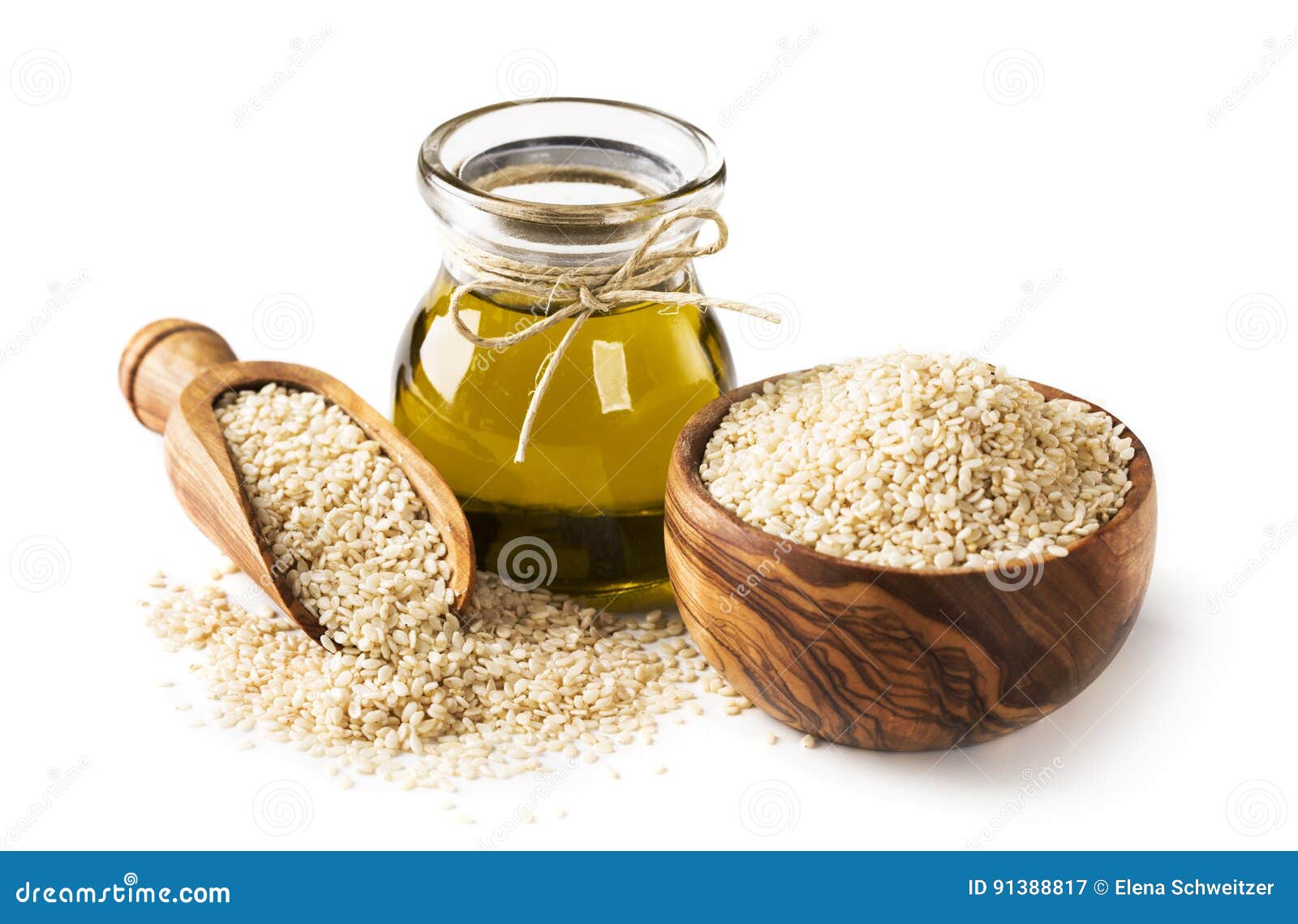 Sesame oil and seeds stock image. Image of food, napkin 91388817