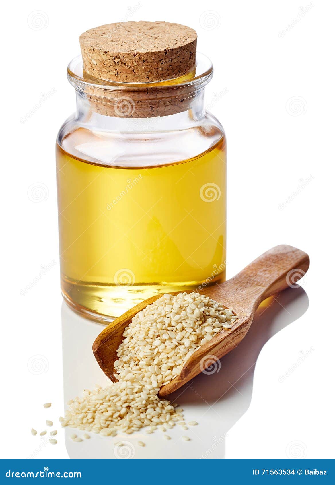 Sesame Oil and Sesame Seeds Stock Photo - Image of fresh, sesame: 71563534