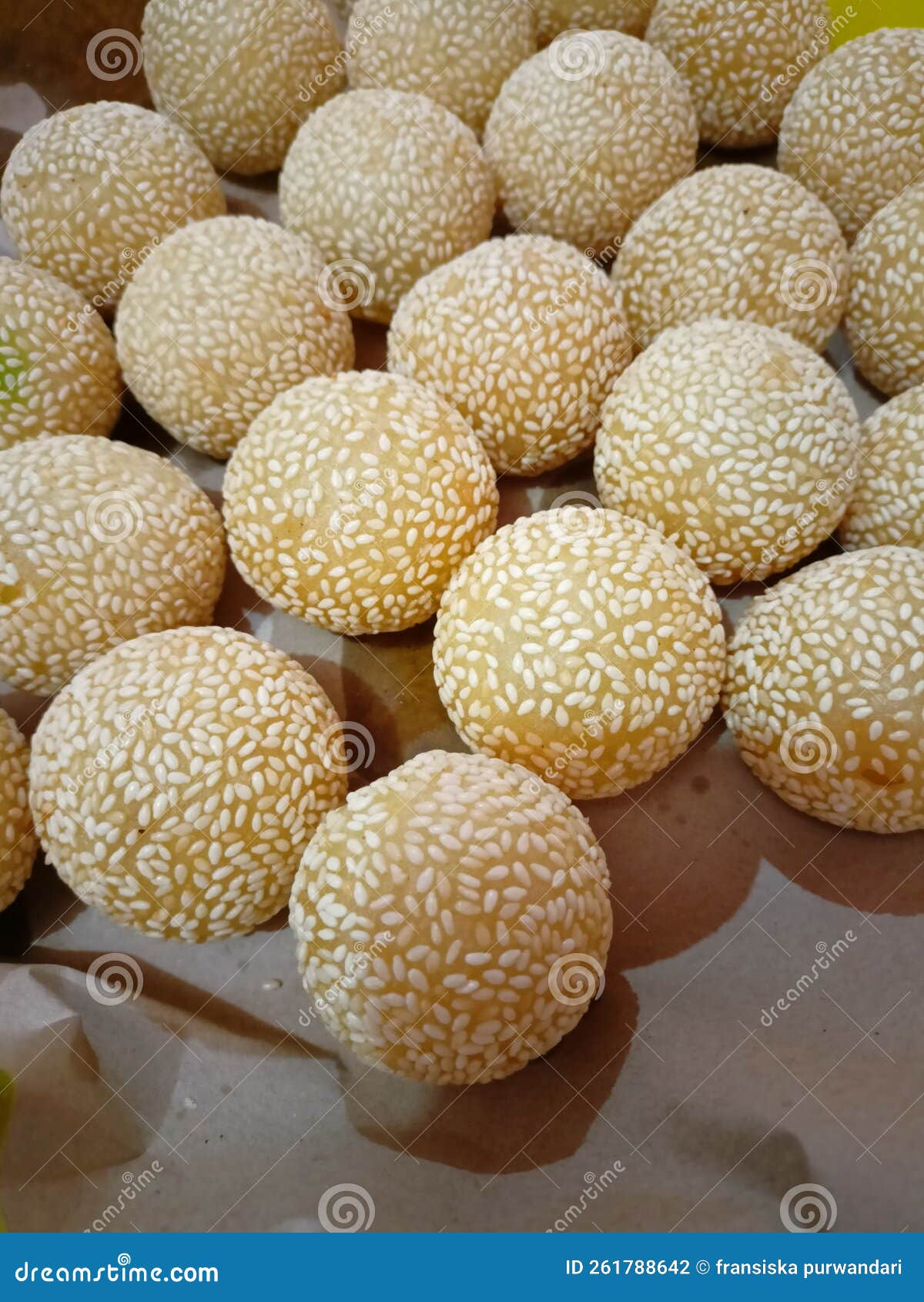 Sesame Seed Ball & X28;onde Onde& X29; Stock Photo Image of sesame