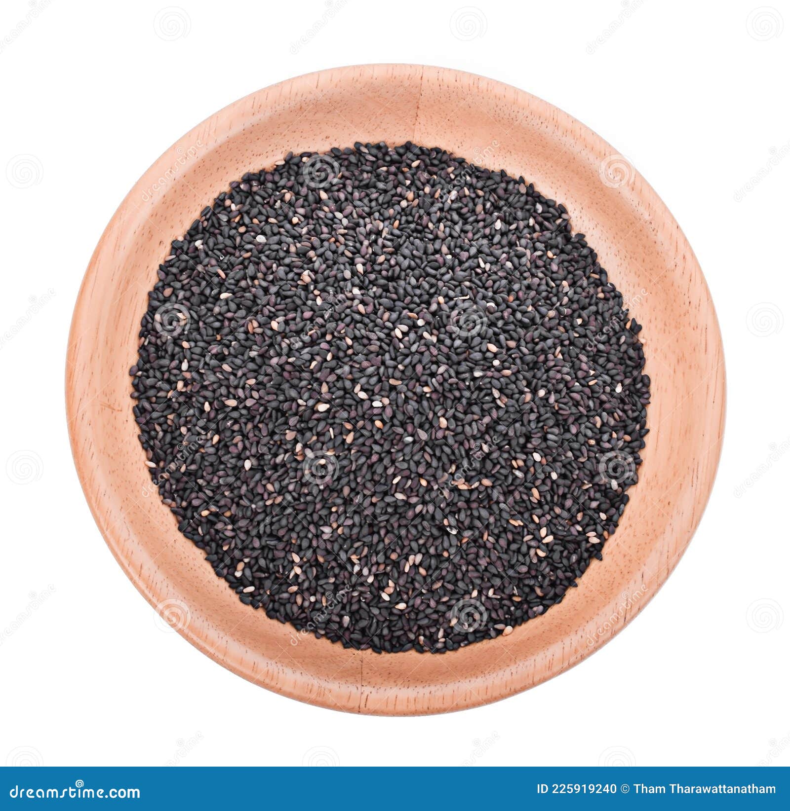 Sesame Seed Black Isolated on White Background Stock Photo Image of