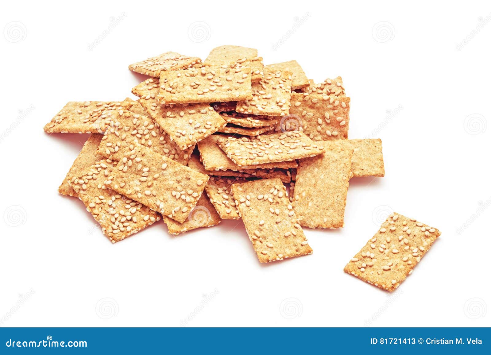 Sesame seed spelt chips stock image. Image of flour, fiber 81721413