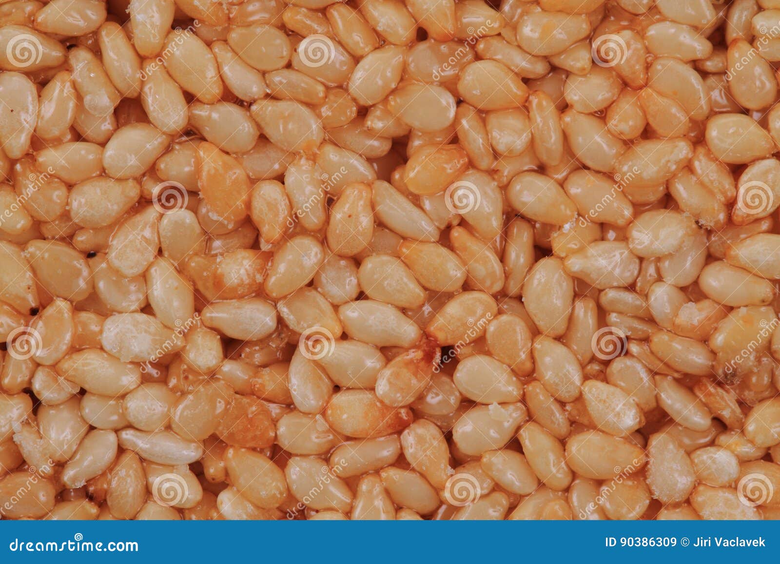 Sesame Seeds with Honey Texture Stock Image Image of nutrition, tasty
