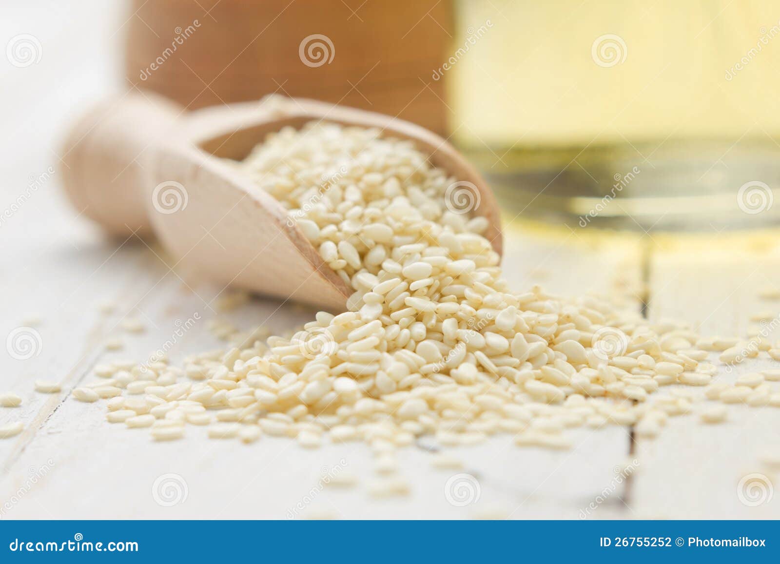 Sesame seeds and oil stock photo. Image of detail, flavor 26755252