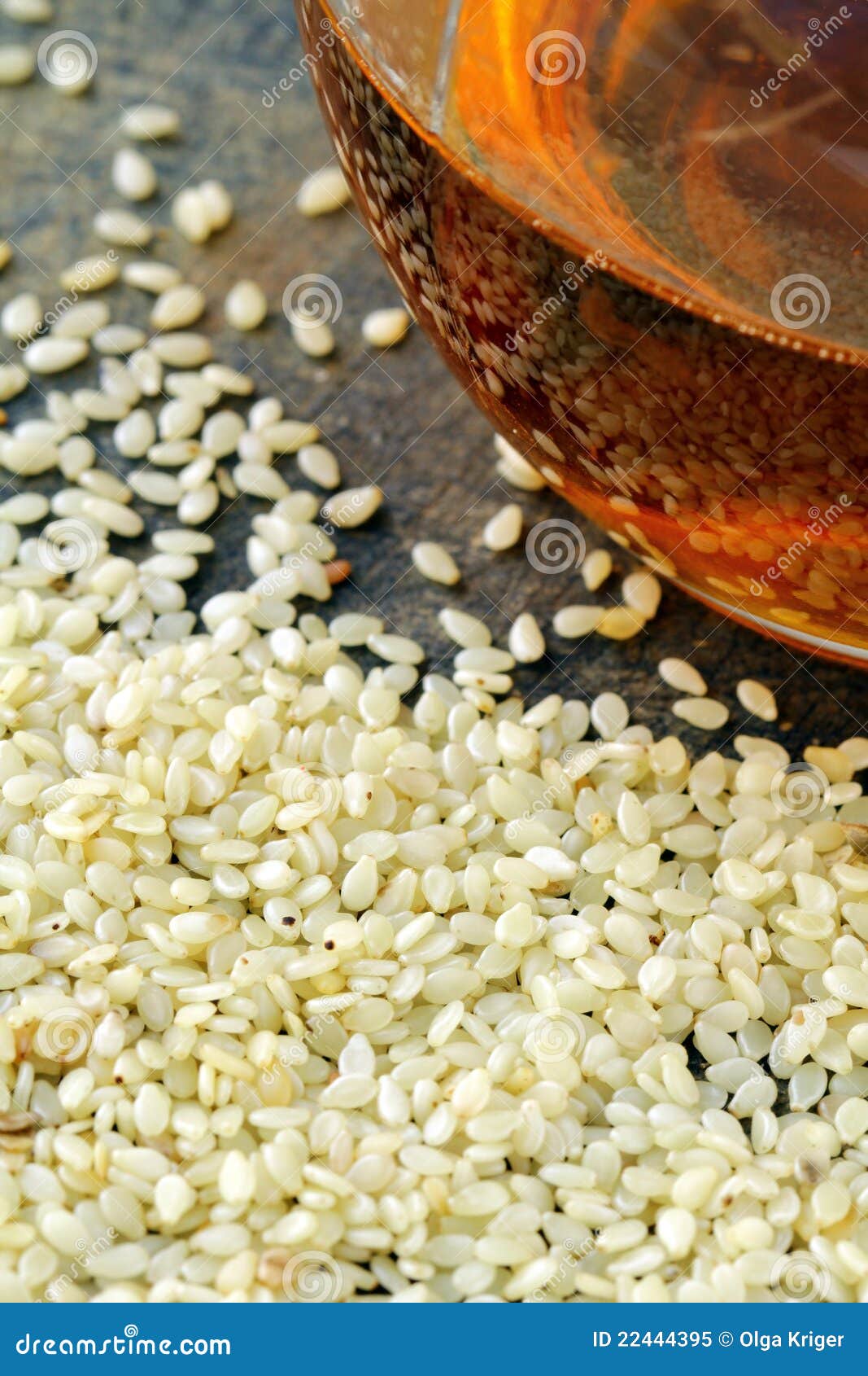 Sesame Seeds and Sesame Oil Stock Image Image of nutrition