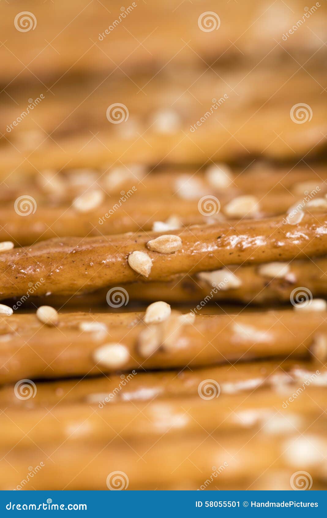 sesame sticks (macro shot)