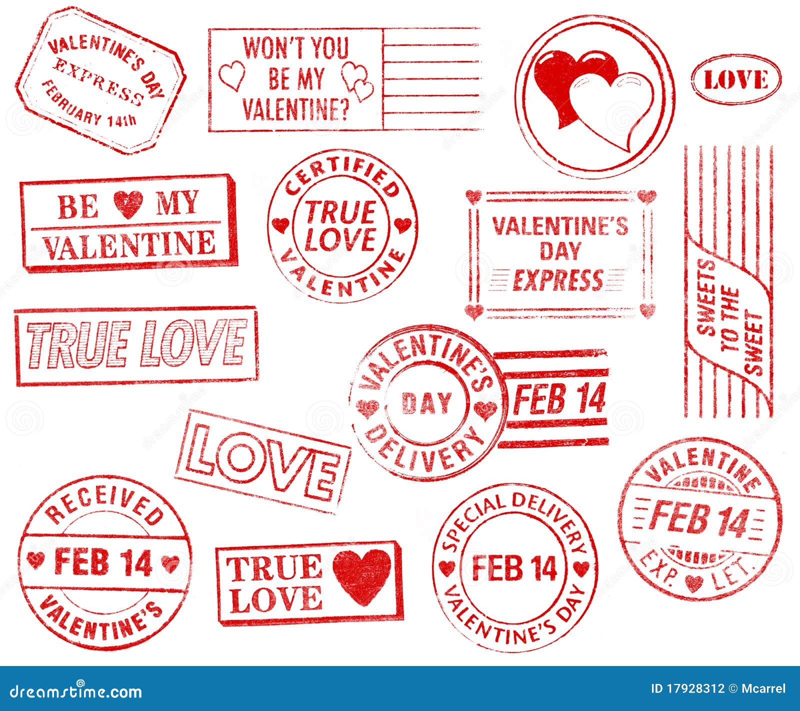 valentines day stamps