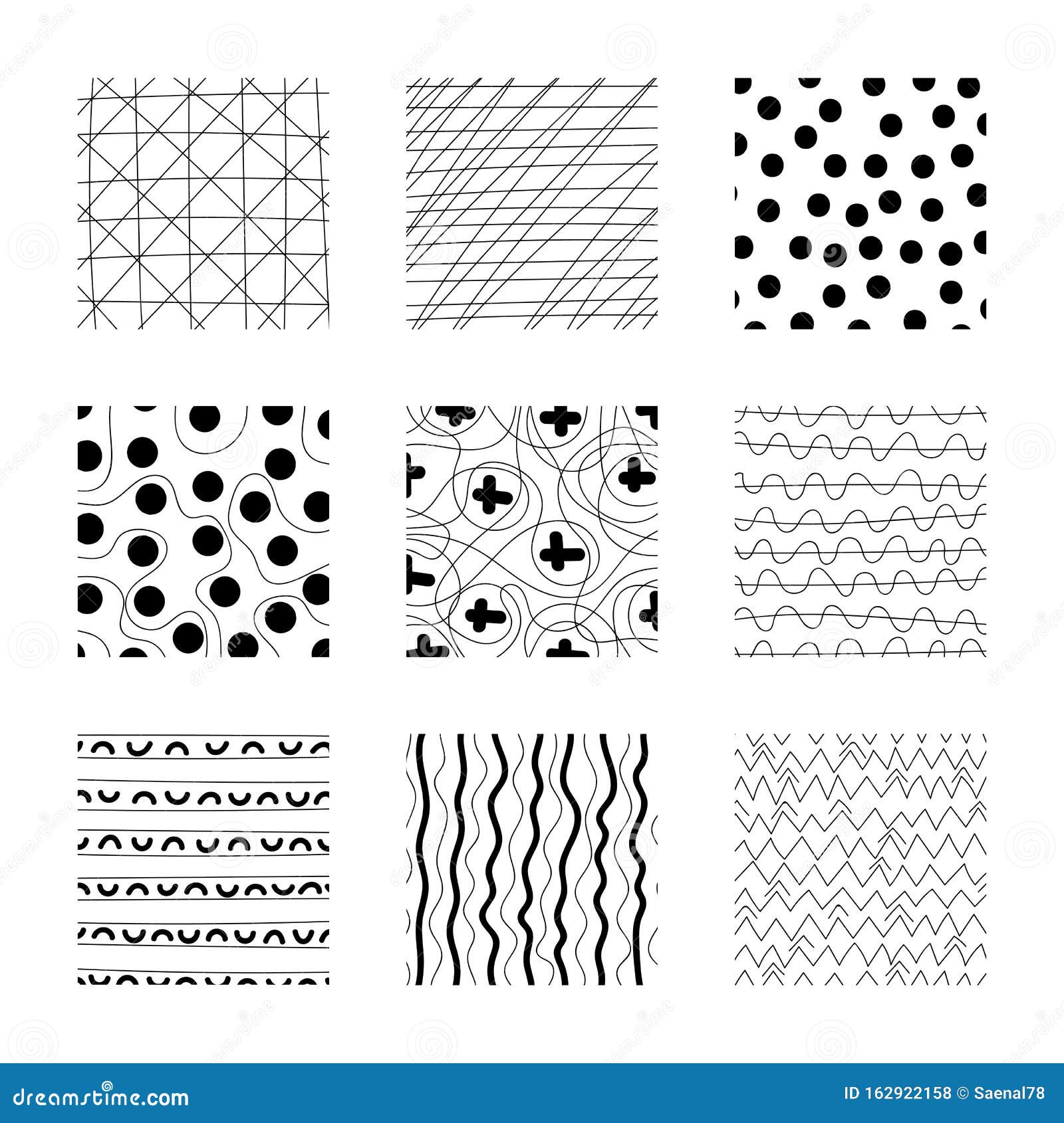 Set of Abstract Squares. Hand Drawn Backgrounds. Simple Scratchy Textures.  Design Elements. Modern Ethnic Ornaments Stock Vector - Illustration of  scratch, brush: 162922158