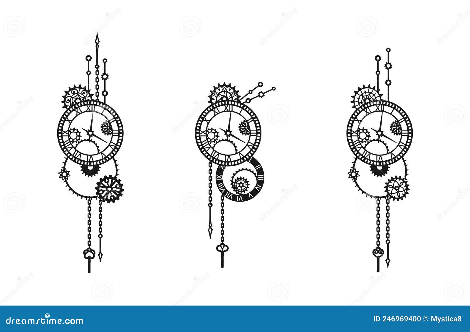 11+ Clockwork Tattoo Ideas You'll Have To See To Believe! - alexie