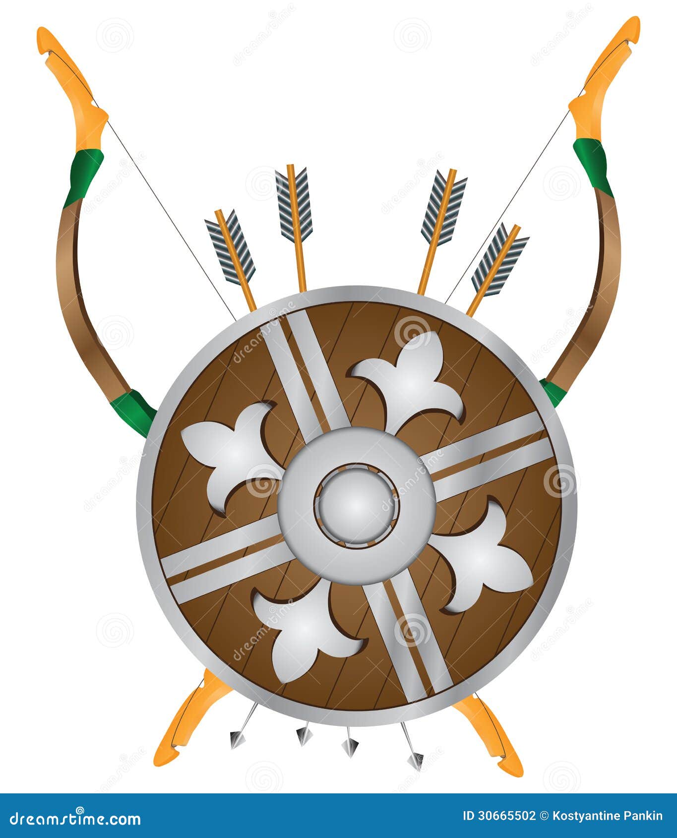 Set archer stock vector. Illustration of element, isolated 30665502