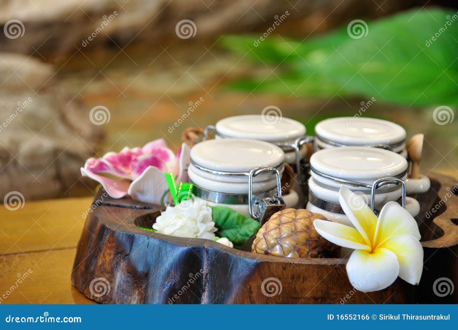 Set of aroma in spa stock photo. Image of salt, flower 16552166