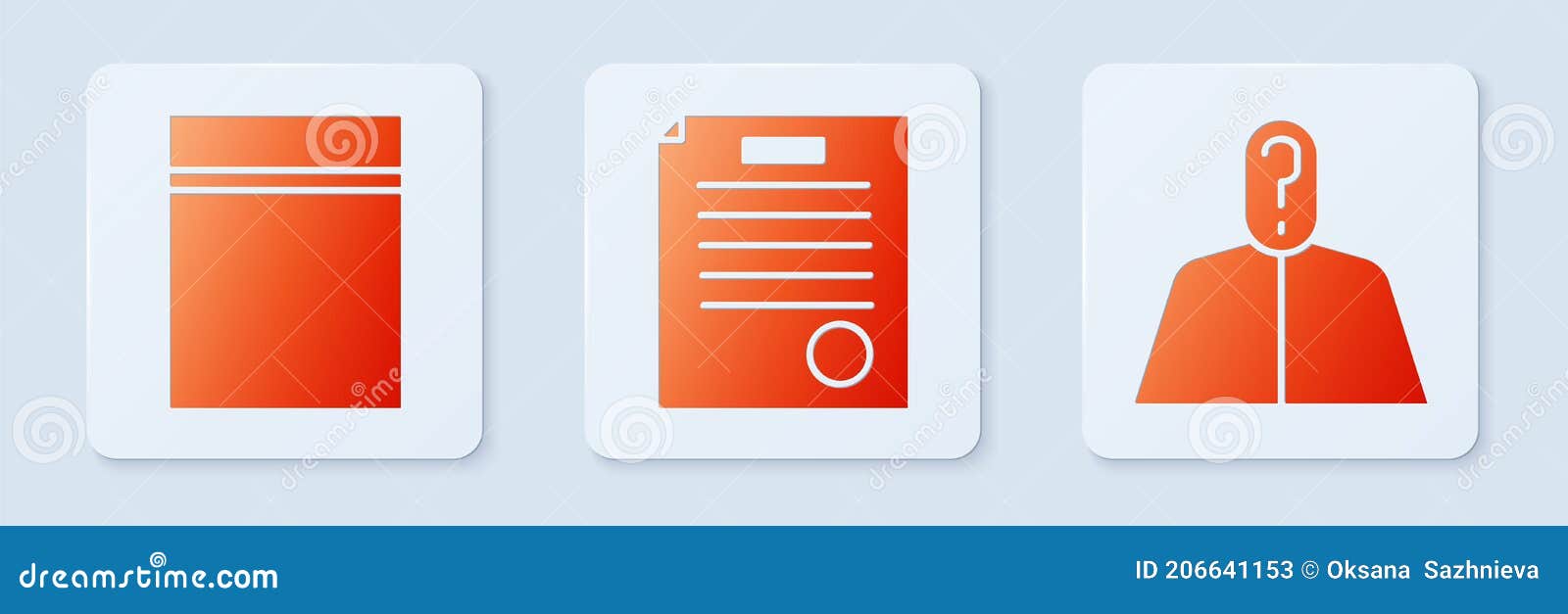 Set the Arrest Warrant, Plastic Bag with Ziplock and Anonymous with