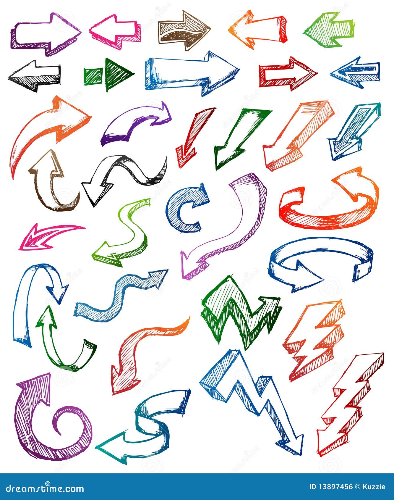 free doodle arrows clip art - photo #31