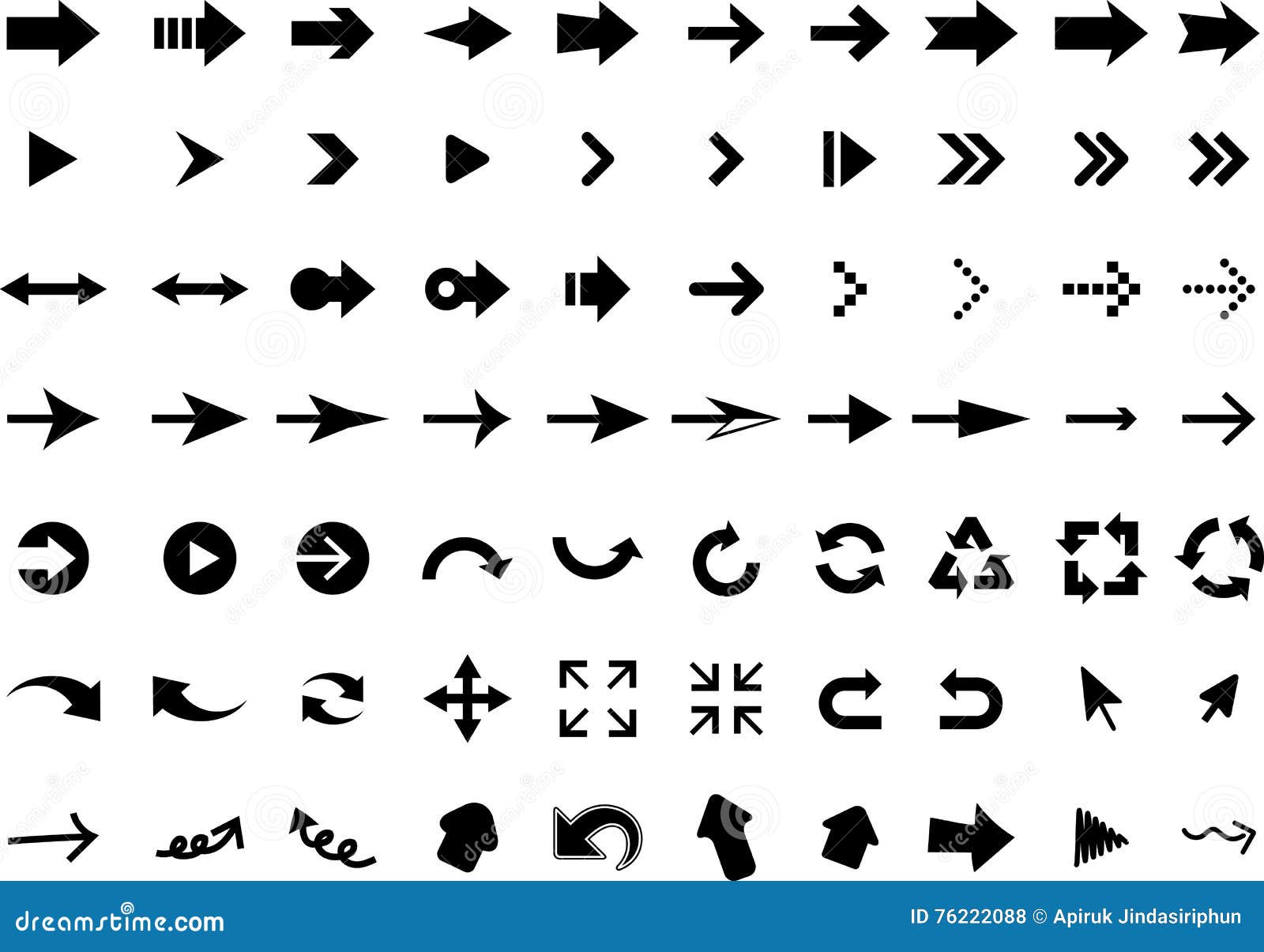 set of arrow icons