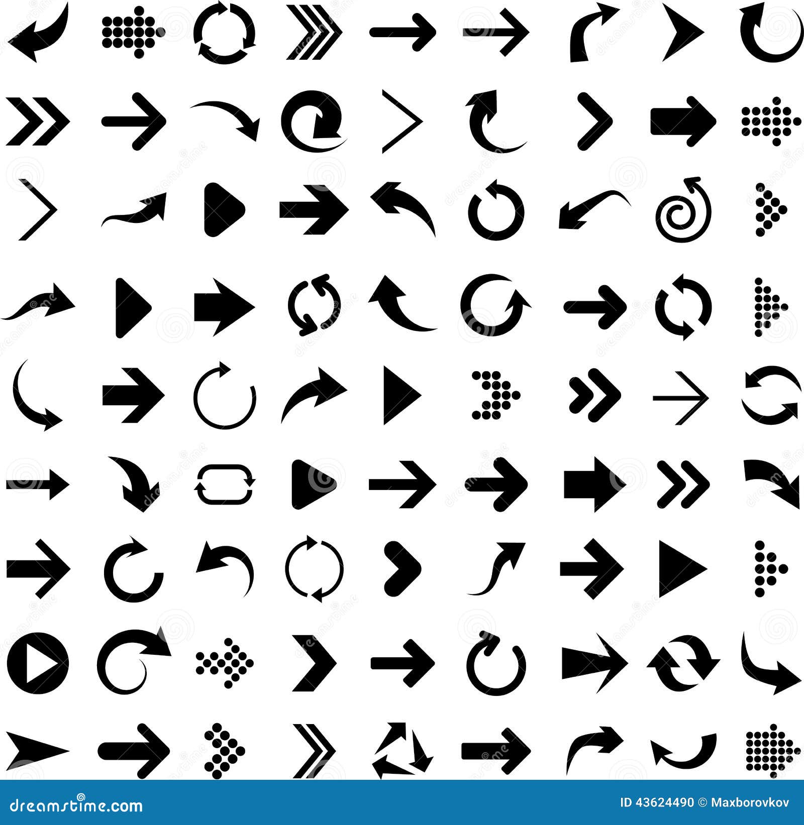 set of arrow icons.