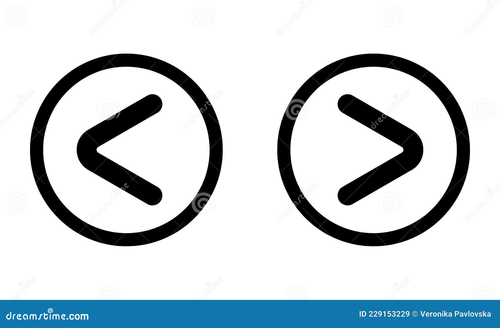 set of arrows forward, backward.  black arrows on  background. arrows for website, with rounded corners. stock