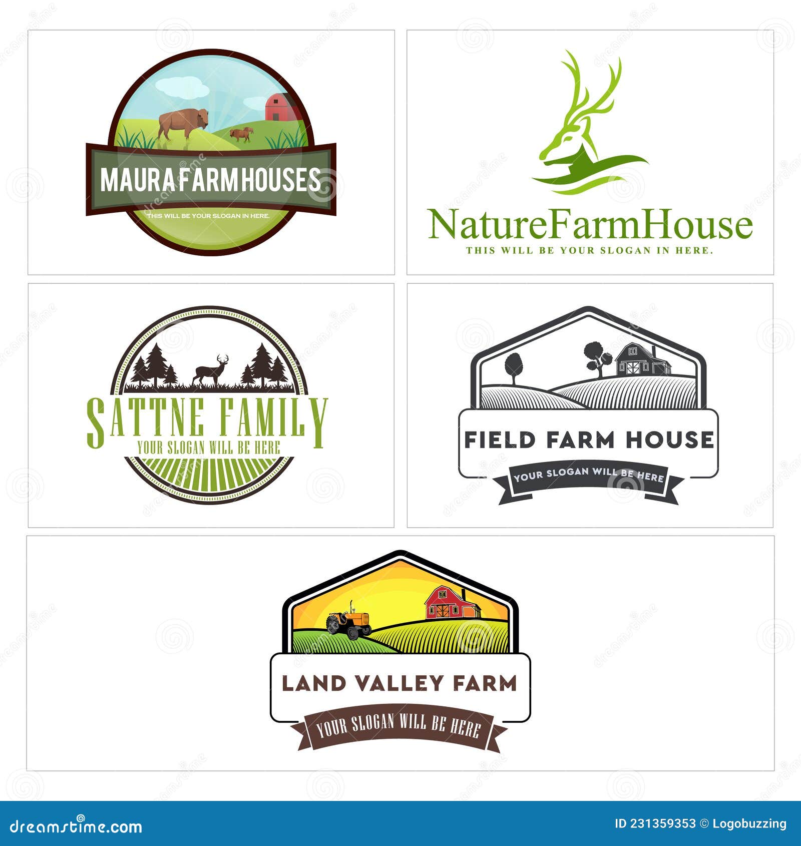 Farmhouse vintage logo design illustration. Vintage barn logo design Stock  Vector | Adobe Stock