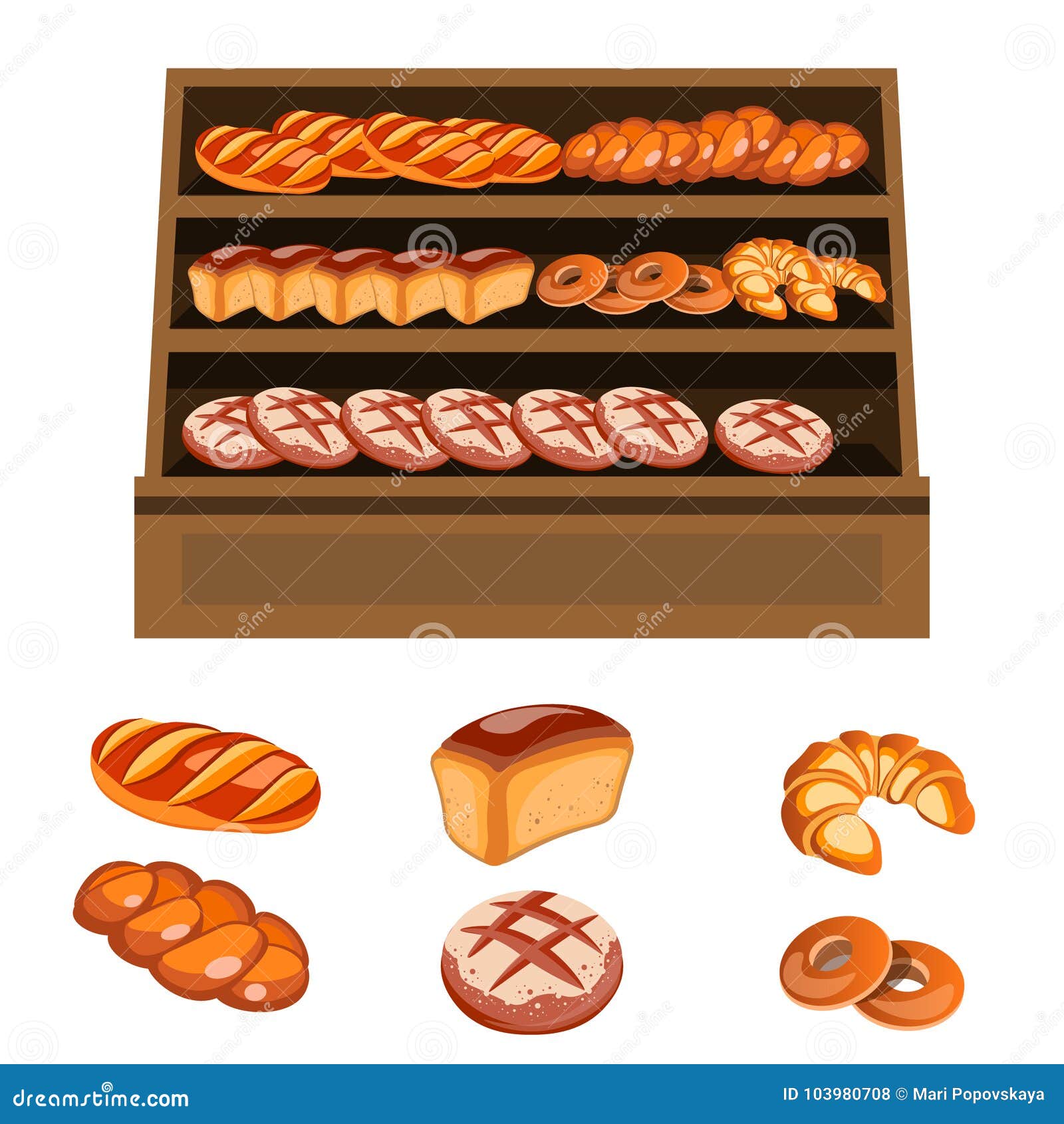 Bakery Shelves Stock Illustrations – 393 Bakery Shelves Stock